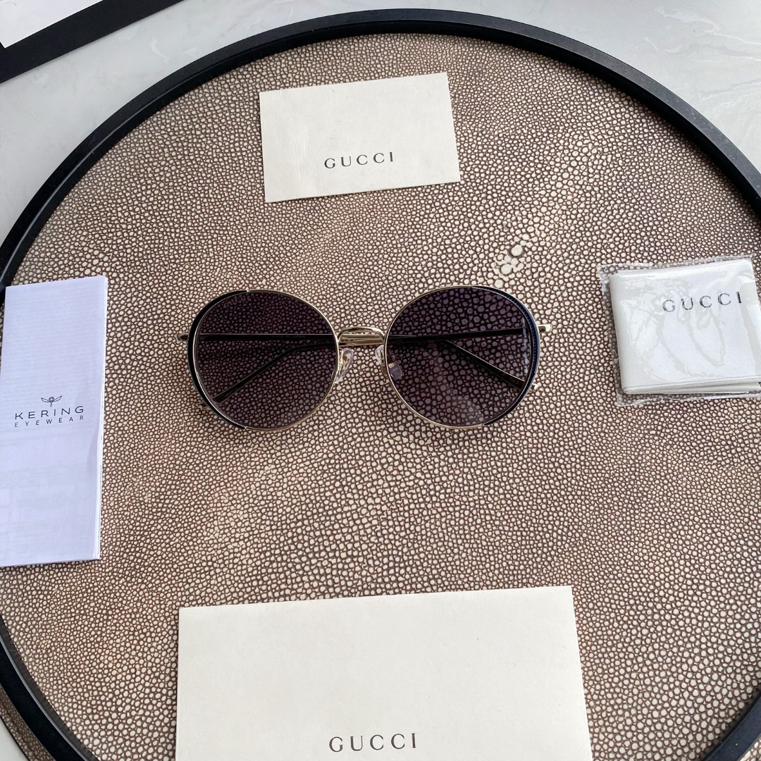 Ch10é eyewear engraved-logo round-frame sunglasses