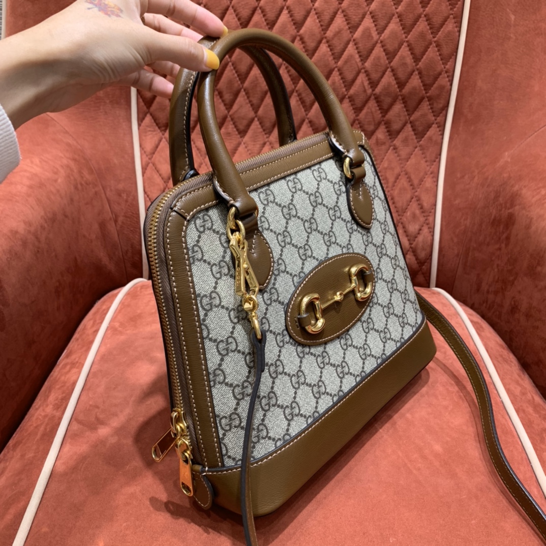 Horsebit handbag