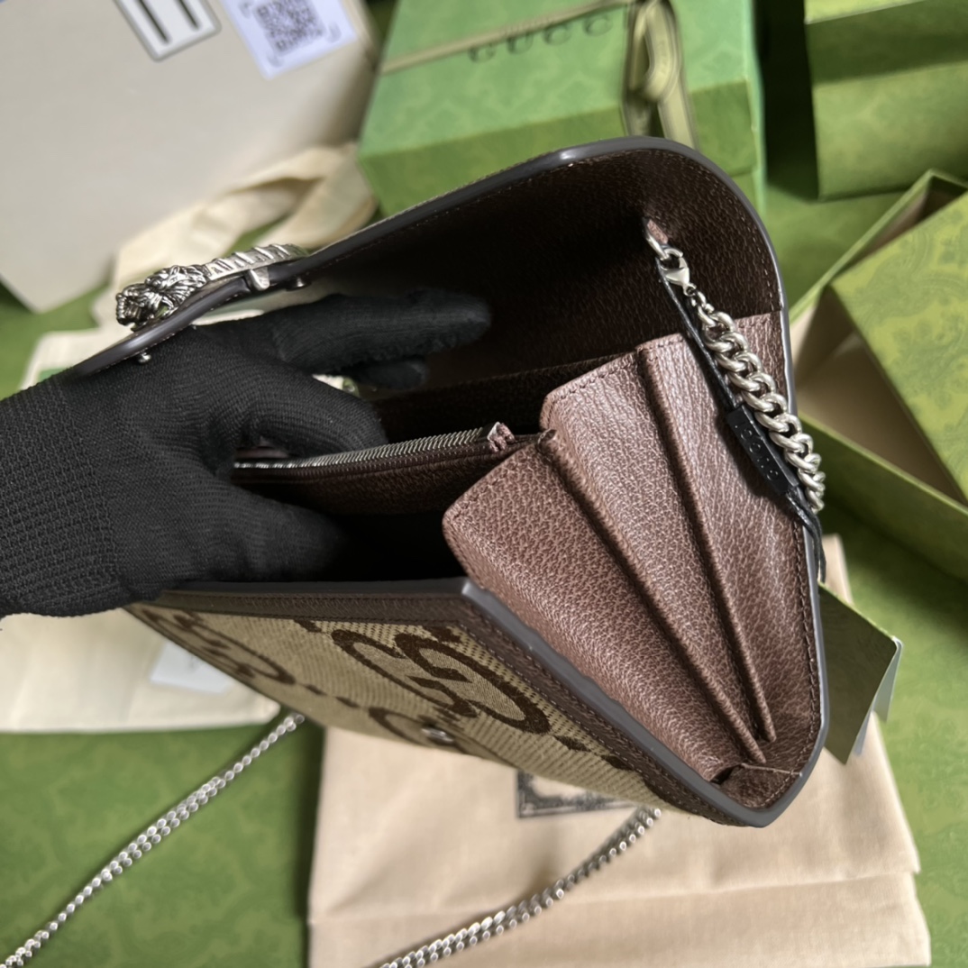 Dionysus jumbo GG chain wallet