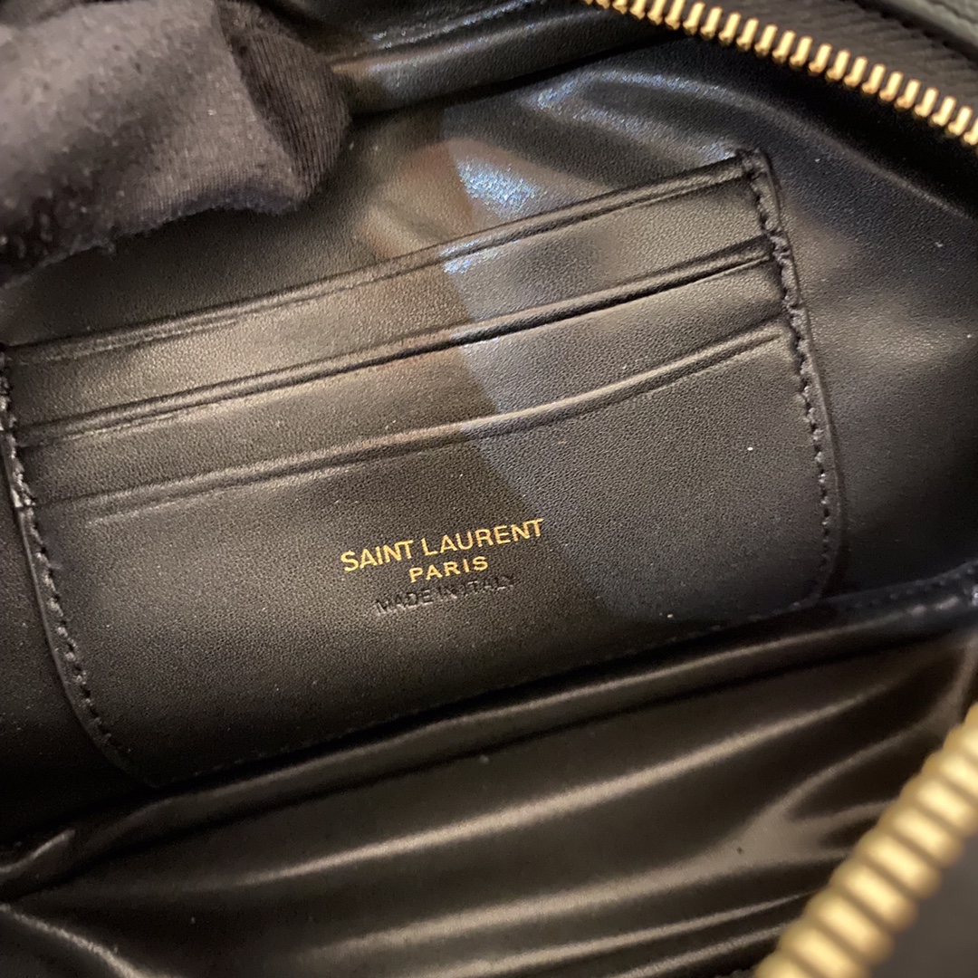 Y51 Mini Lou Quilted Leather Camera Bag