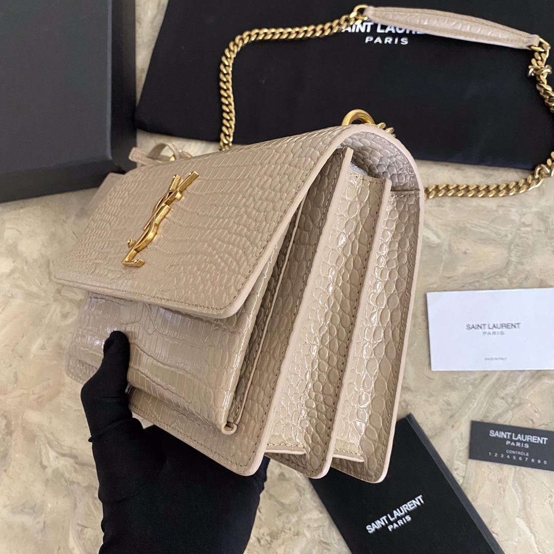 MANHATTAN MEDIUM SHOPPING BAG IN BOX Sa1nt Lau*nt LEATHER