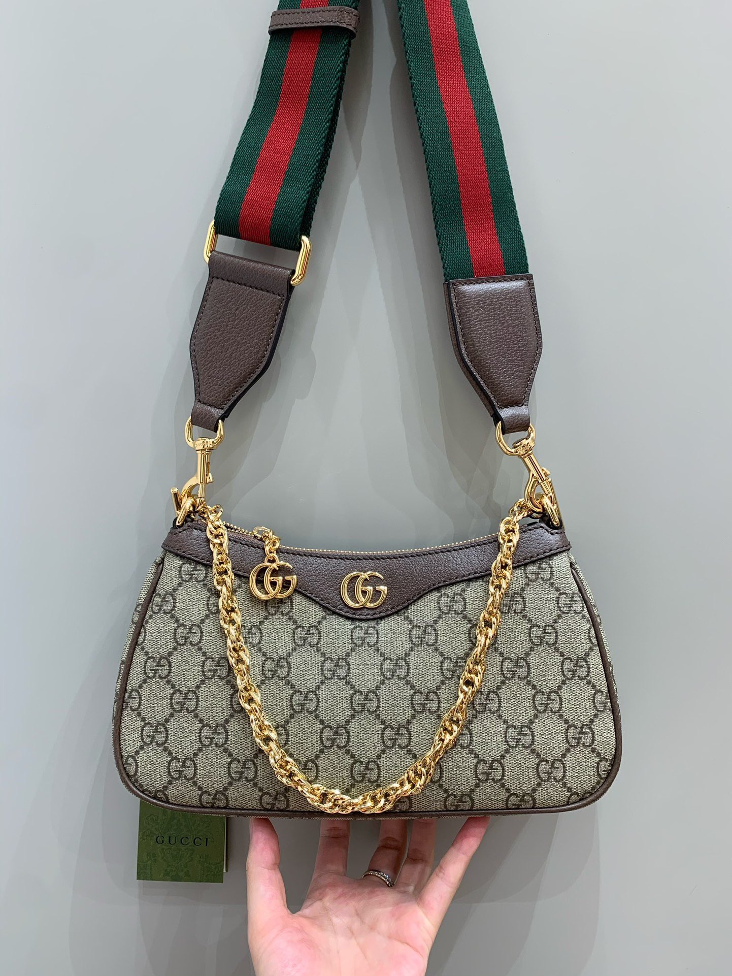 GG Ophidia handle bag