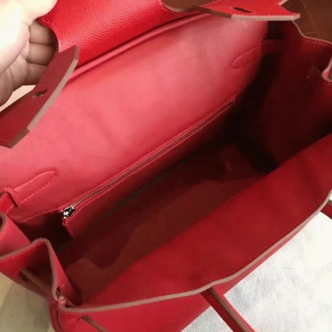 preM1vm red fake h**me5 birkin 30cm high quality handbag