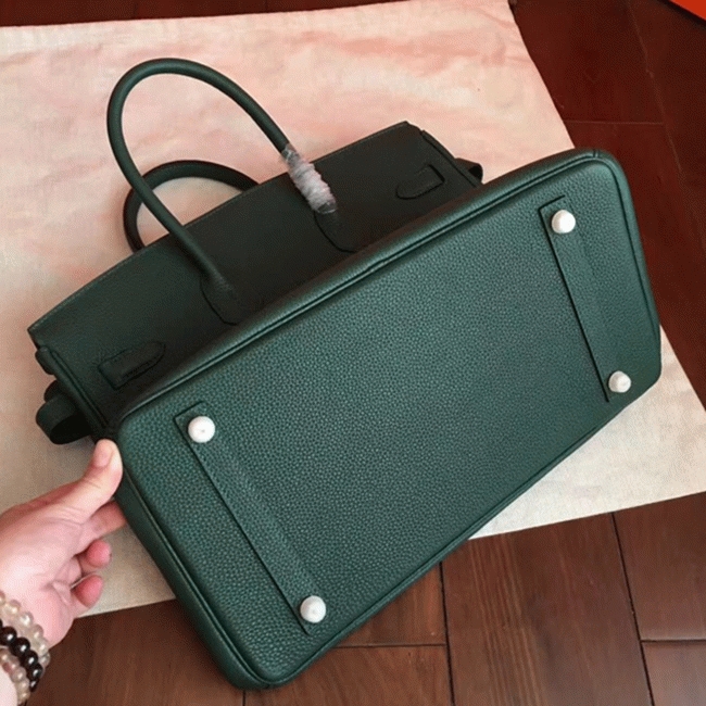 Vert Shade Replica Designer H**me5 Birkin 35cm Tote