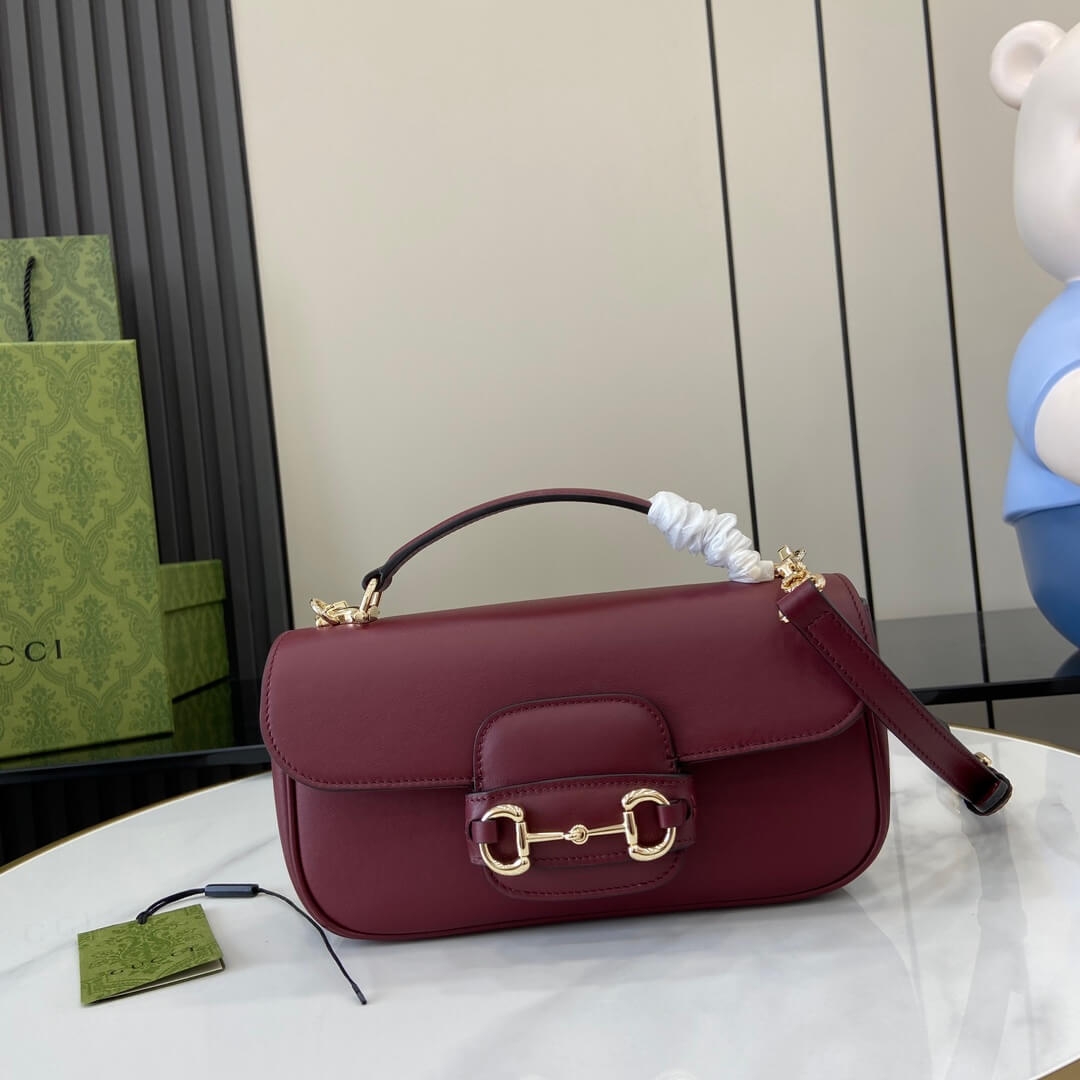 Gvc*1 Horsebit 1955 Soft small top handle bag