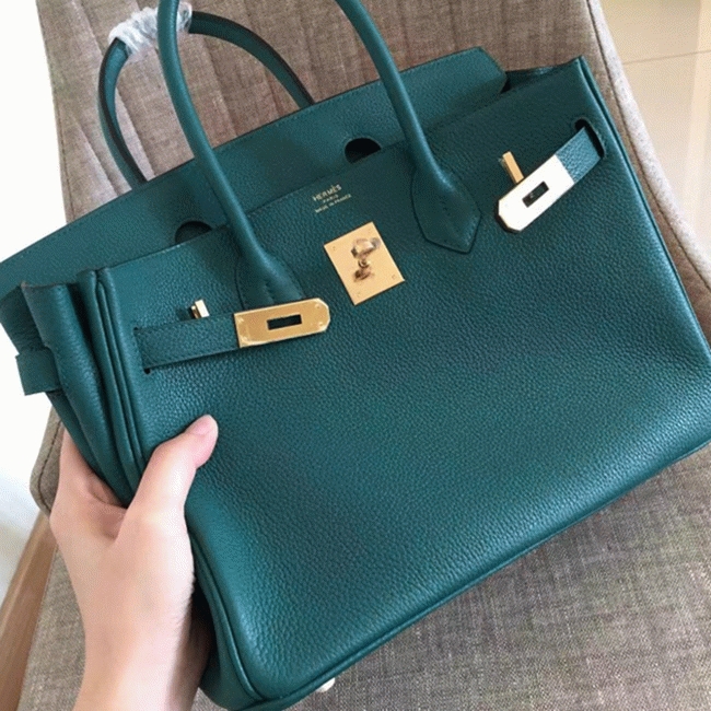 Malachite AAAAA Quality H**me5 Birkin 35cm Copy