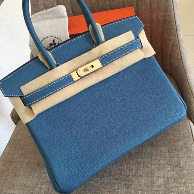 Blue Jean Replica Luxury H**me5 Birkin 35cm Tote