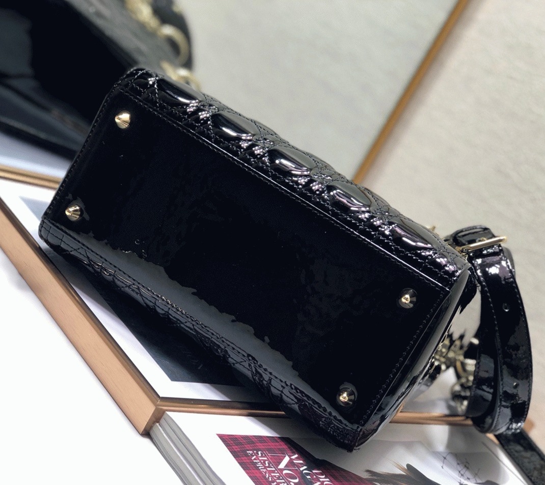 D10r Lady D10r Medium Bag Knockoff in Black