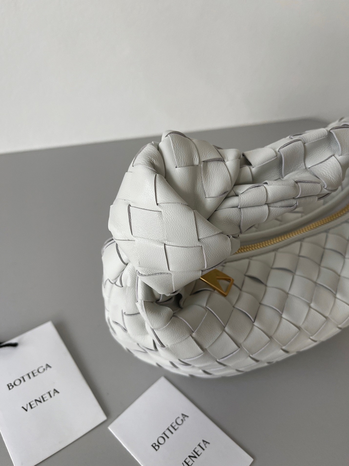 Fake B0tt*ga Ven*ta BV Jodie Mini Bag White