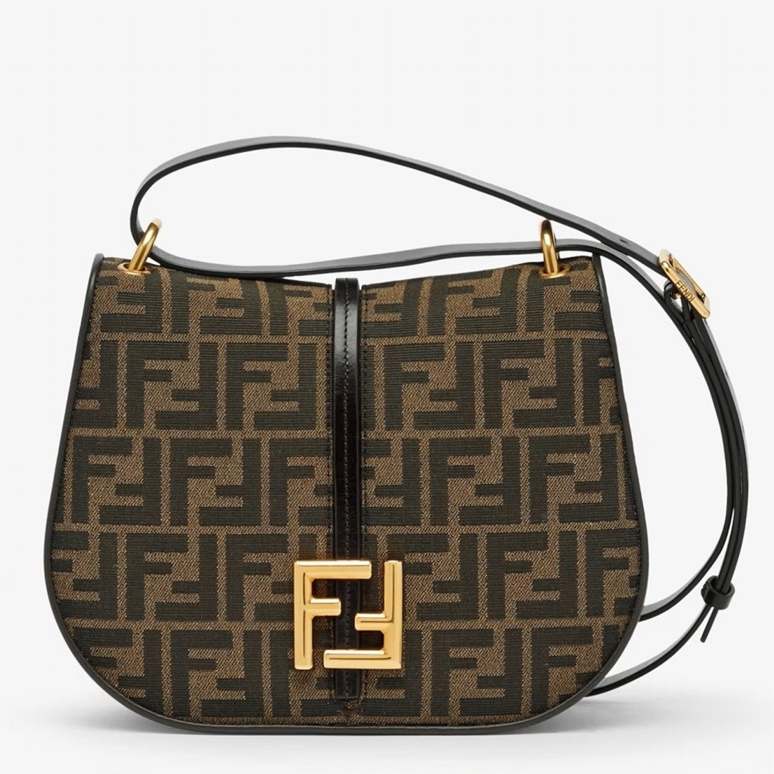 Top Quality Fake F**di C’mon Medium Bag in FF Jacquard Fabric