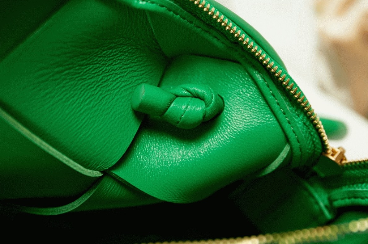 Fake B0tt*ga Ven*ta Mini Cassette Camera Bag Parakeet