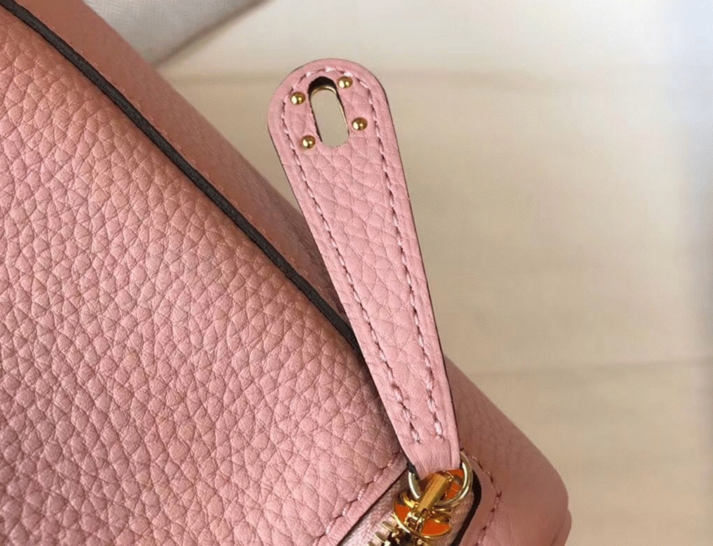 Top replica H**me5 Lindy Mini handbag in pink