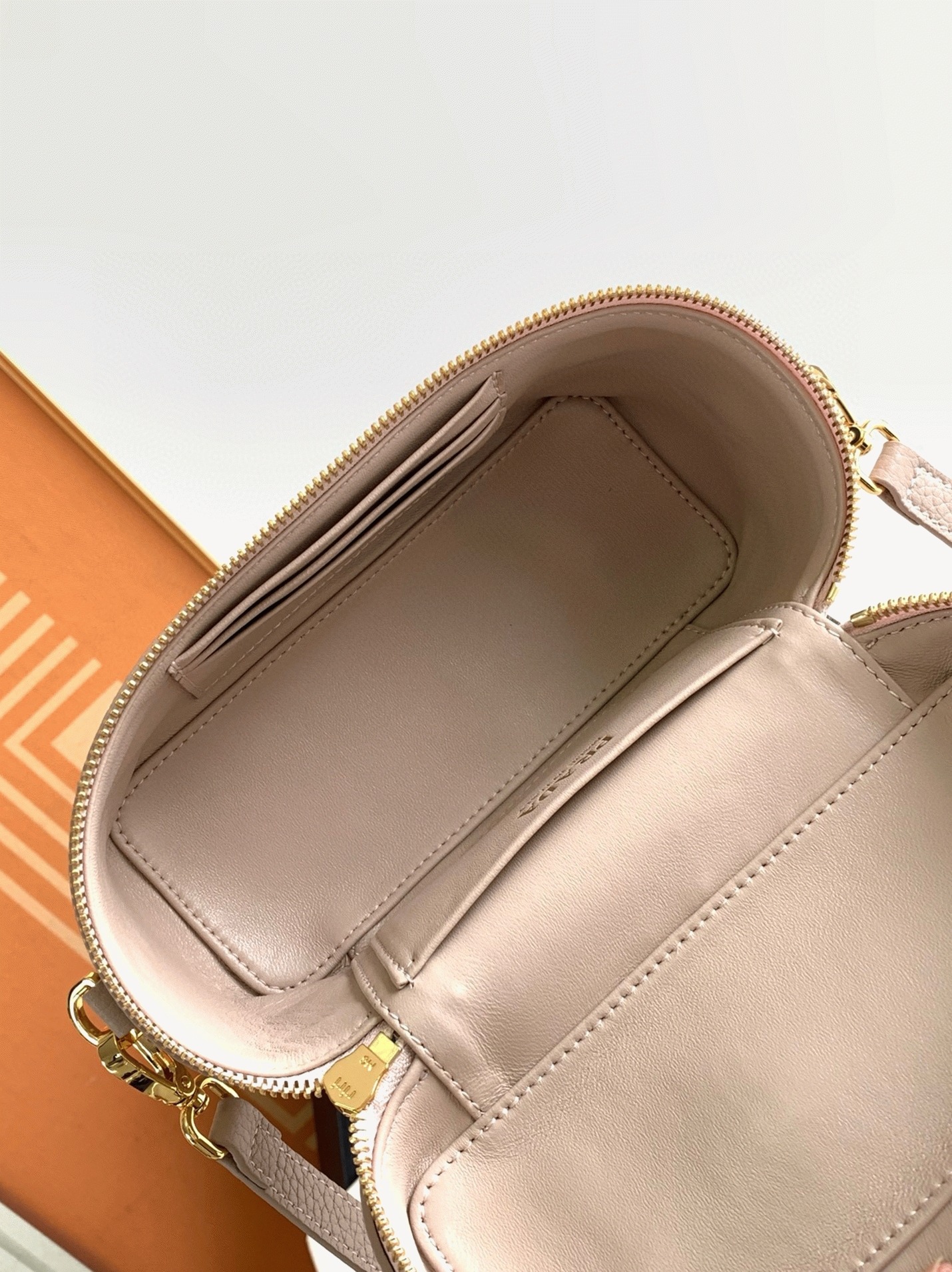 Pra*a Mini Vanity Bag Replica in Light Pink