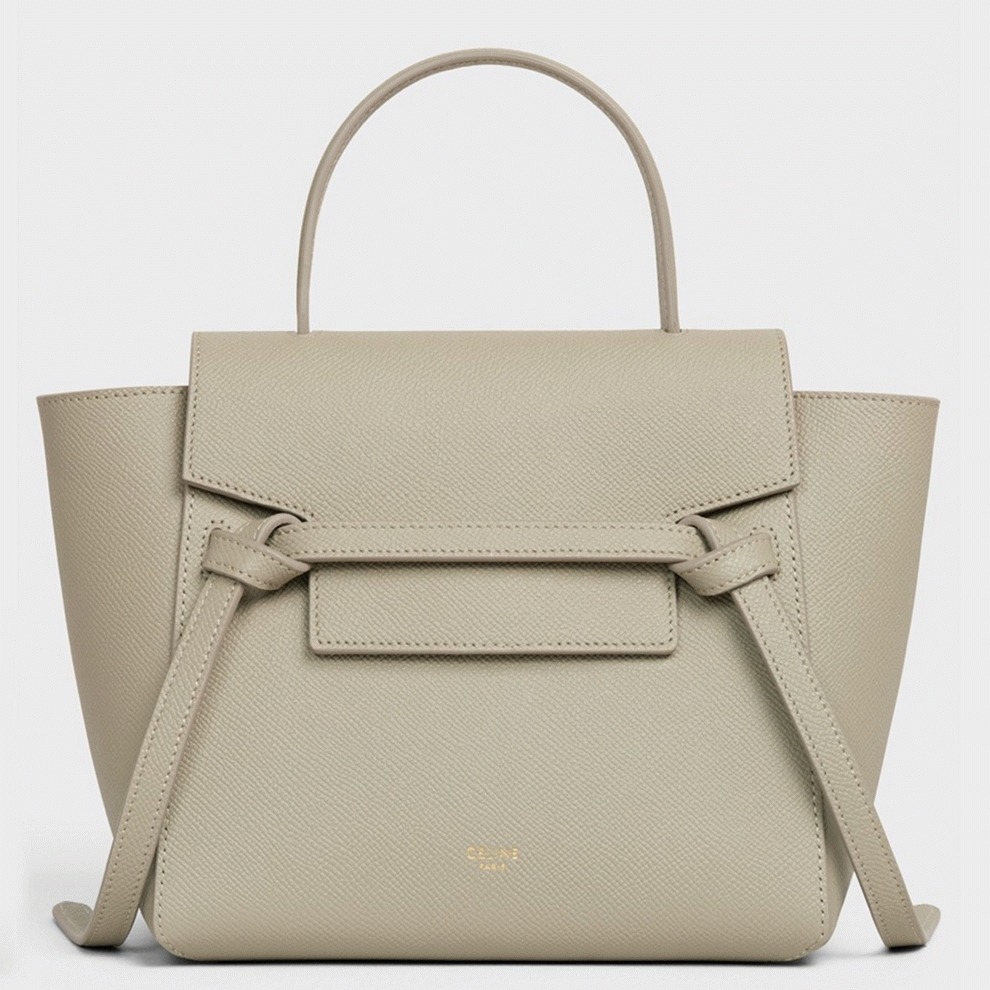 Ce1i*e Belt Nano Bag Knockoff in Light Beige