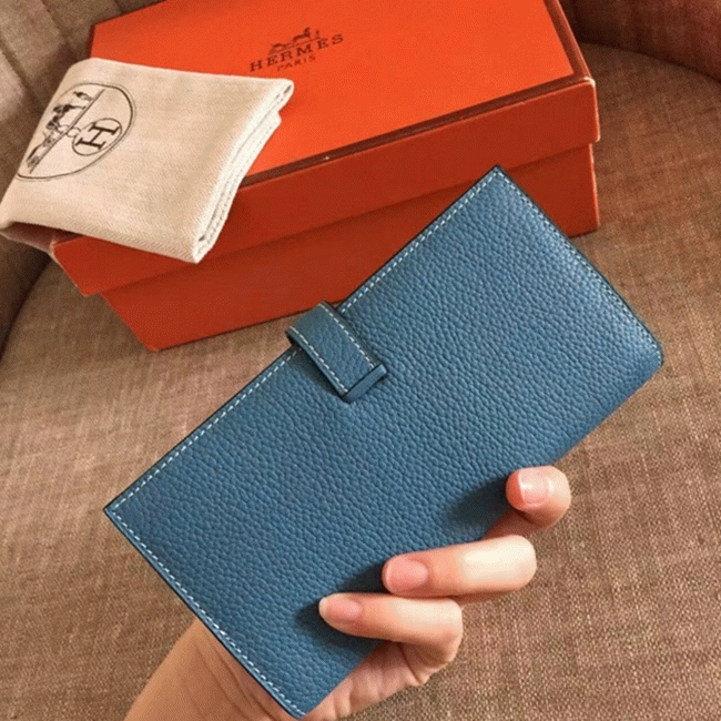 Blue Jean Clemence Knockoff H**me5 Bearn Wallet