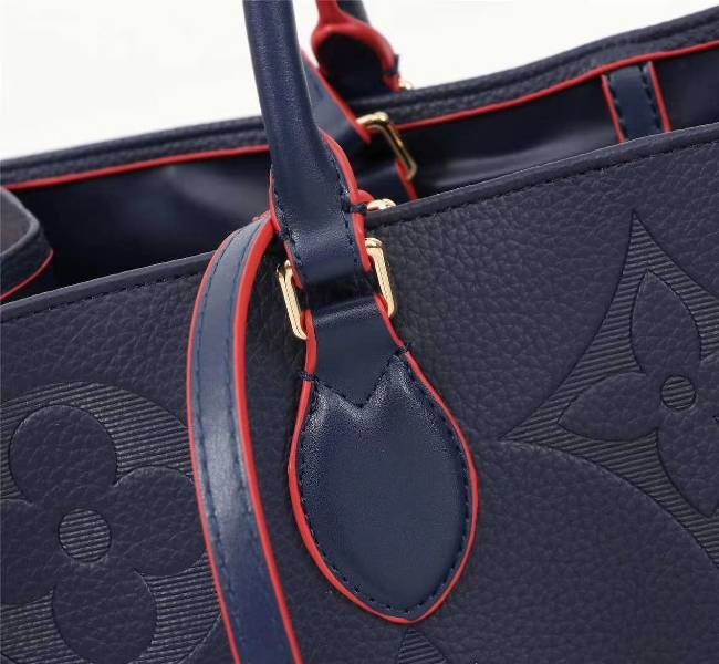 L0vis Vvtt0n Monogram Empreinte Giant Onthego GM Tote In Navy Blue
