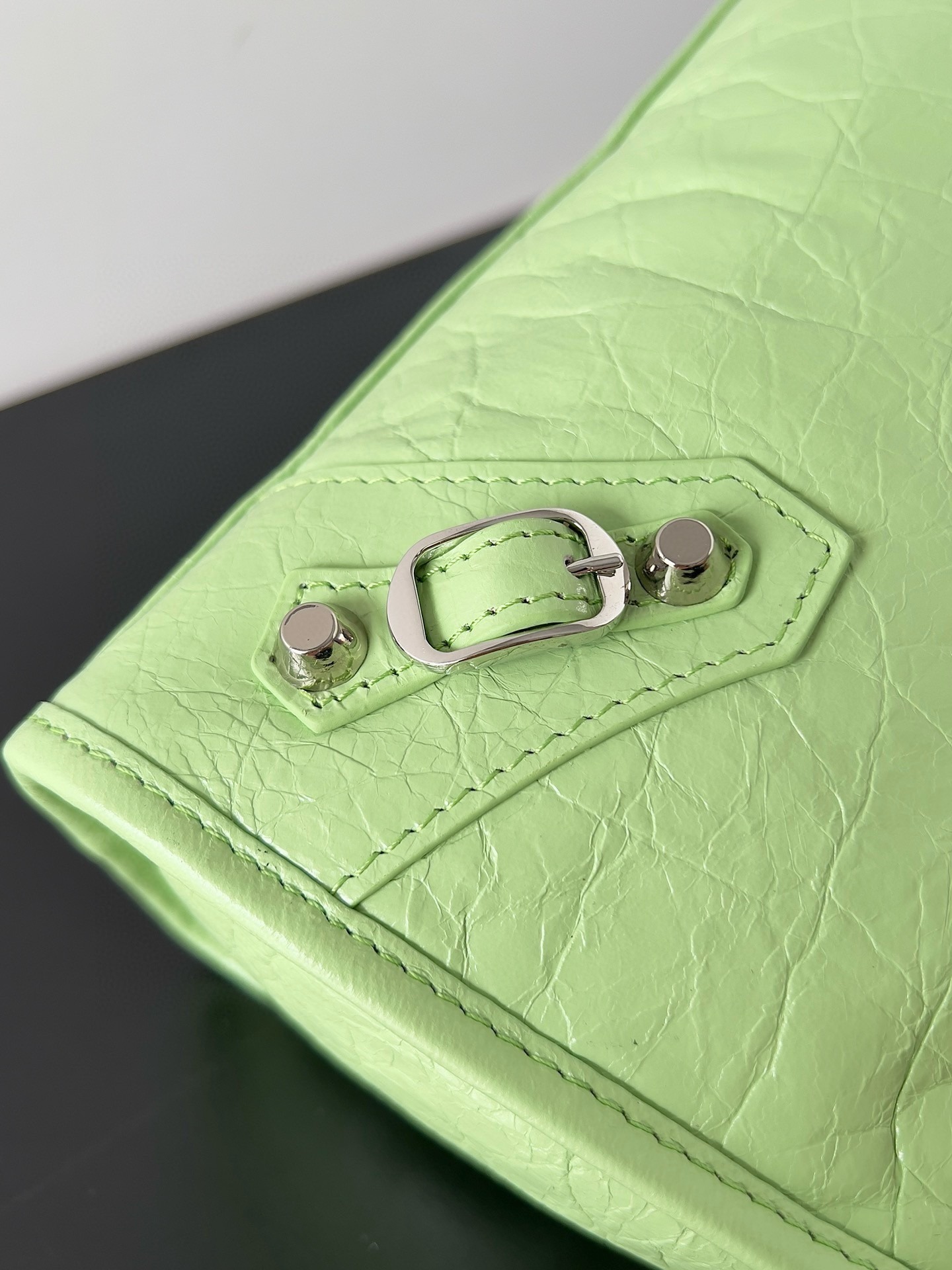 Knockoff Ba1en*iaga Le City Small Bag Green Arena Lambskin