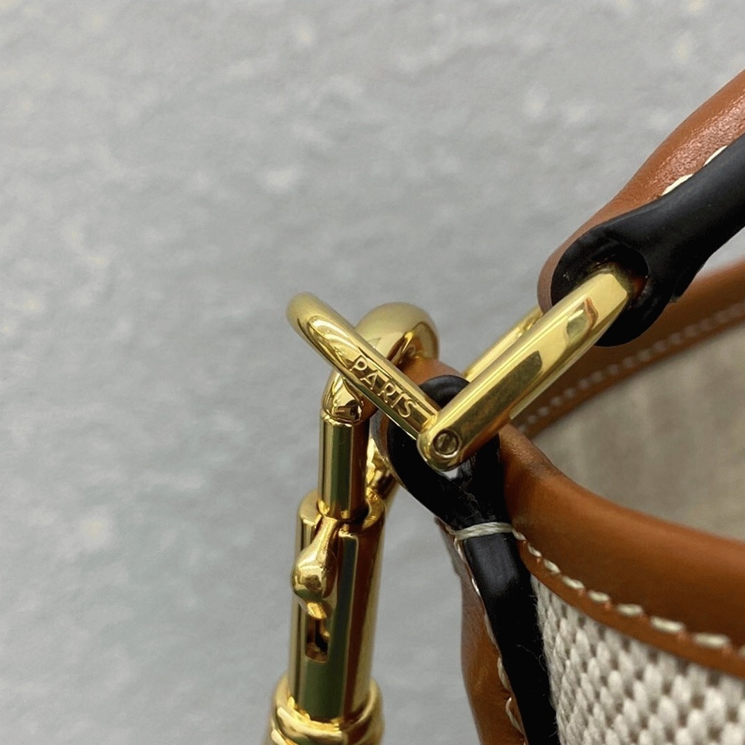 Top Quality Replica Ce1i*e Bucket 16 Bag In Textile and Calfskin