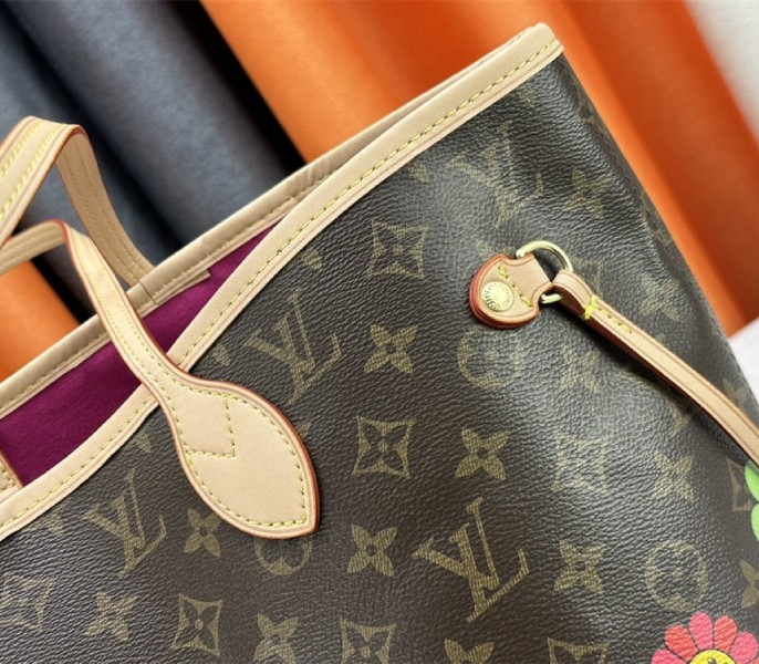 L0vis Vvtt0n X TM Monogram Canvas Neverfull MM
