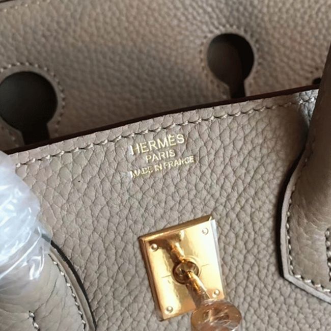 Fake H**me5 AAAAA Grey 25cm Birkin Purse