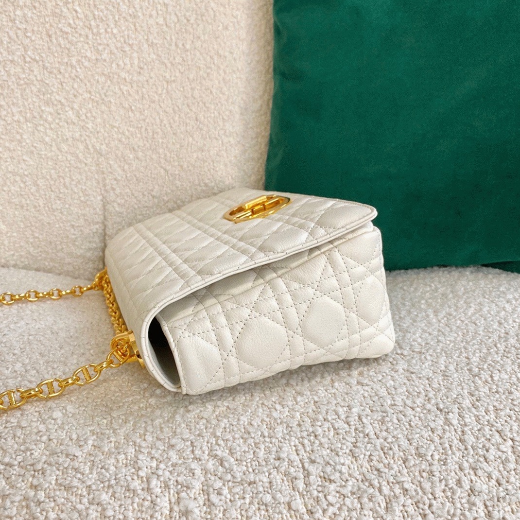 D10r Caro Large Bag Replica in White