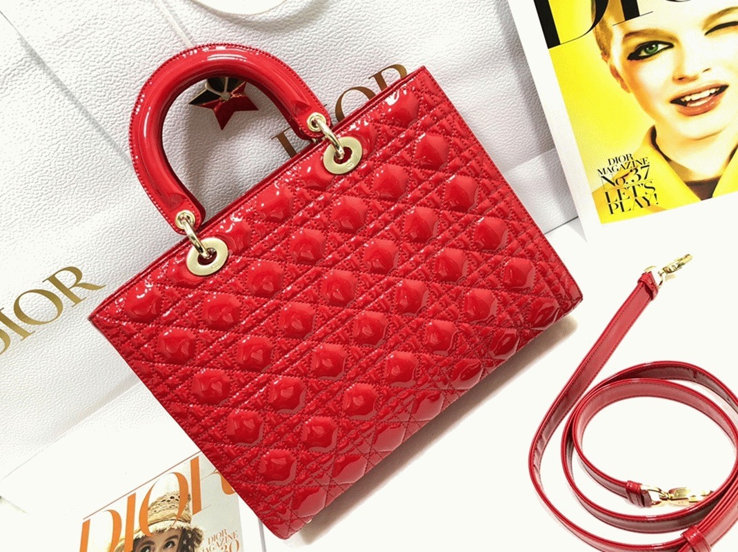 D10r Lady D10r Large Bag Fake in Red