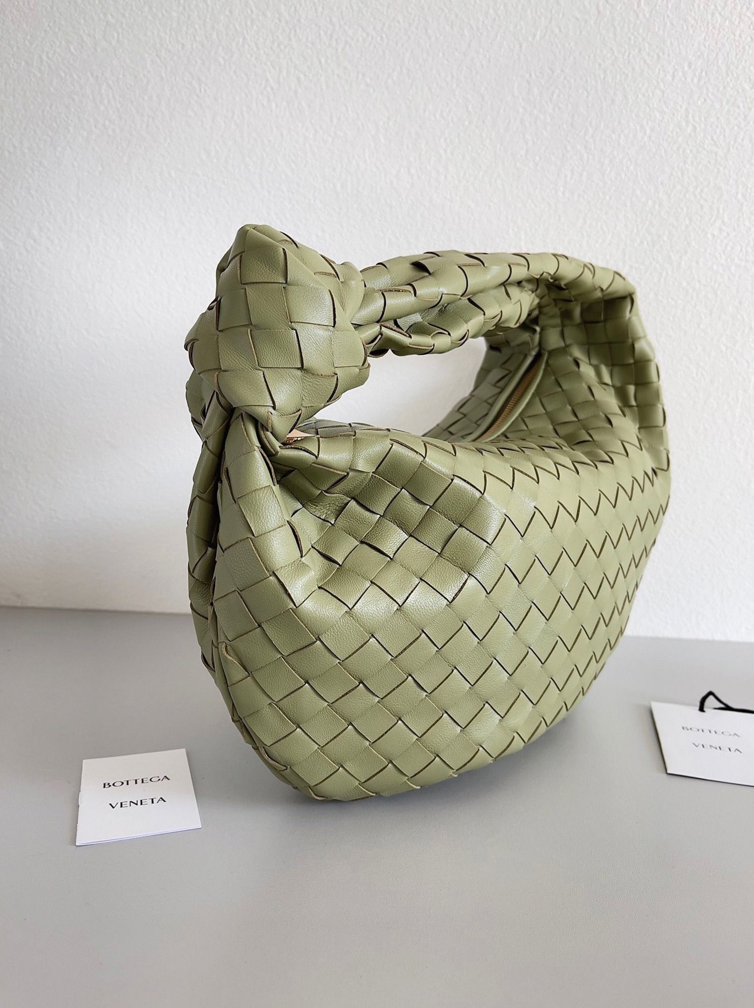 Knockoff B0tt*ga Ven*ta BV Jodie Teen Bag Travertine