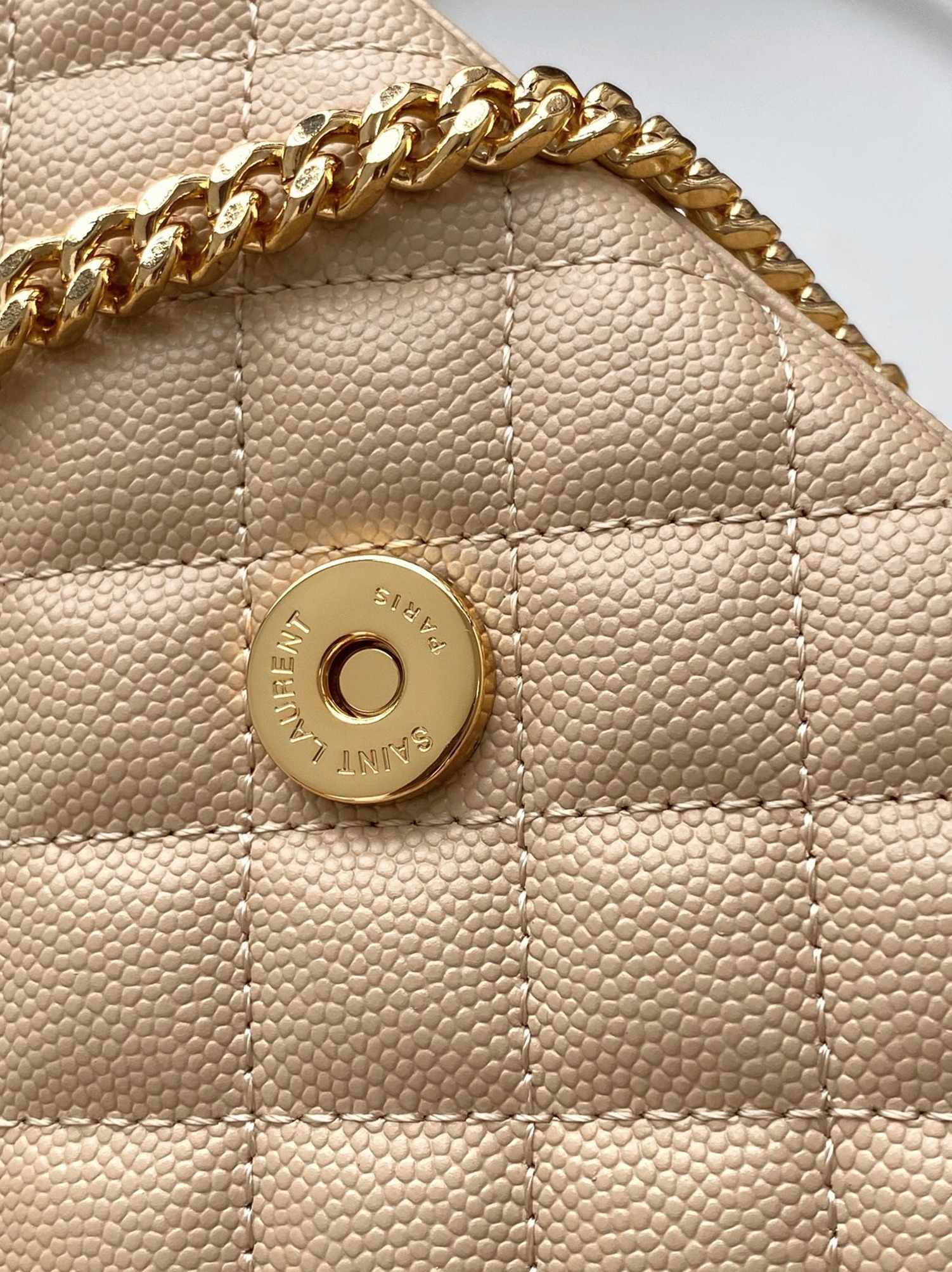 Fake Sa1nt Lau*nt Envelope Small Bag Beige