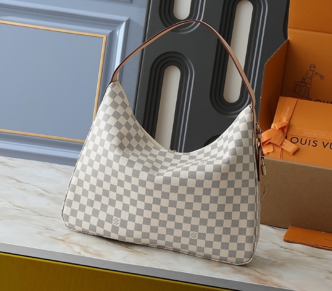 LV Damier Azur Slouchy MM