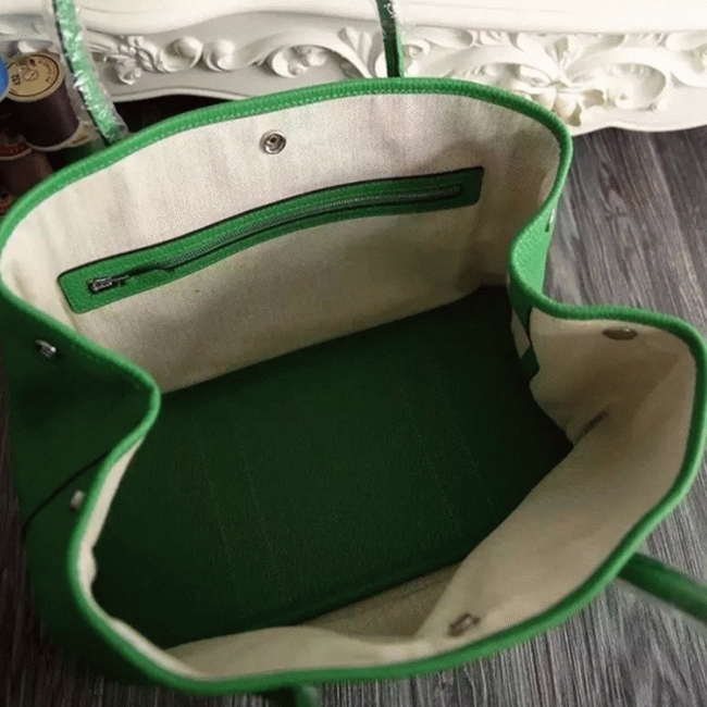 Bamboo Color Fake Luxury H**me5 Garden Party 36cm Vibrant Tote