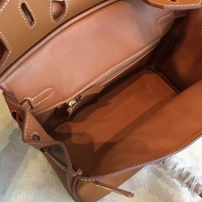 Brown H**me5 Birkin 25cm AAAAA Quality Counterfeit