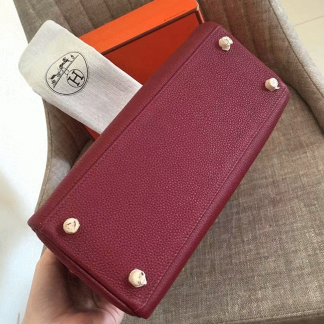 Ruby Clemence Knockoff H**me5 Kelly Retourne 28cm Elegant Tote