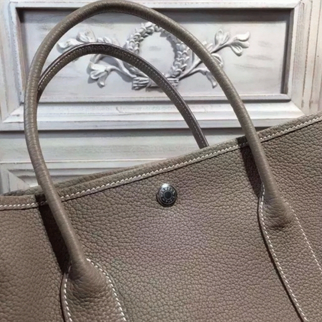 Grey Replica H**me5 Garden Party 30cm Classic Canvas Tote
