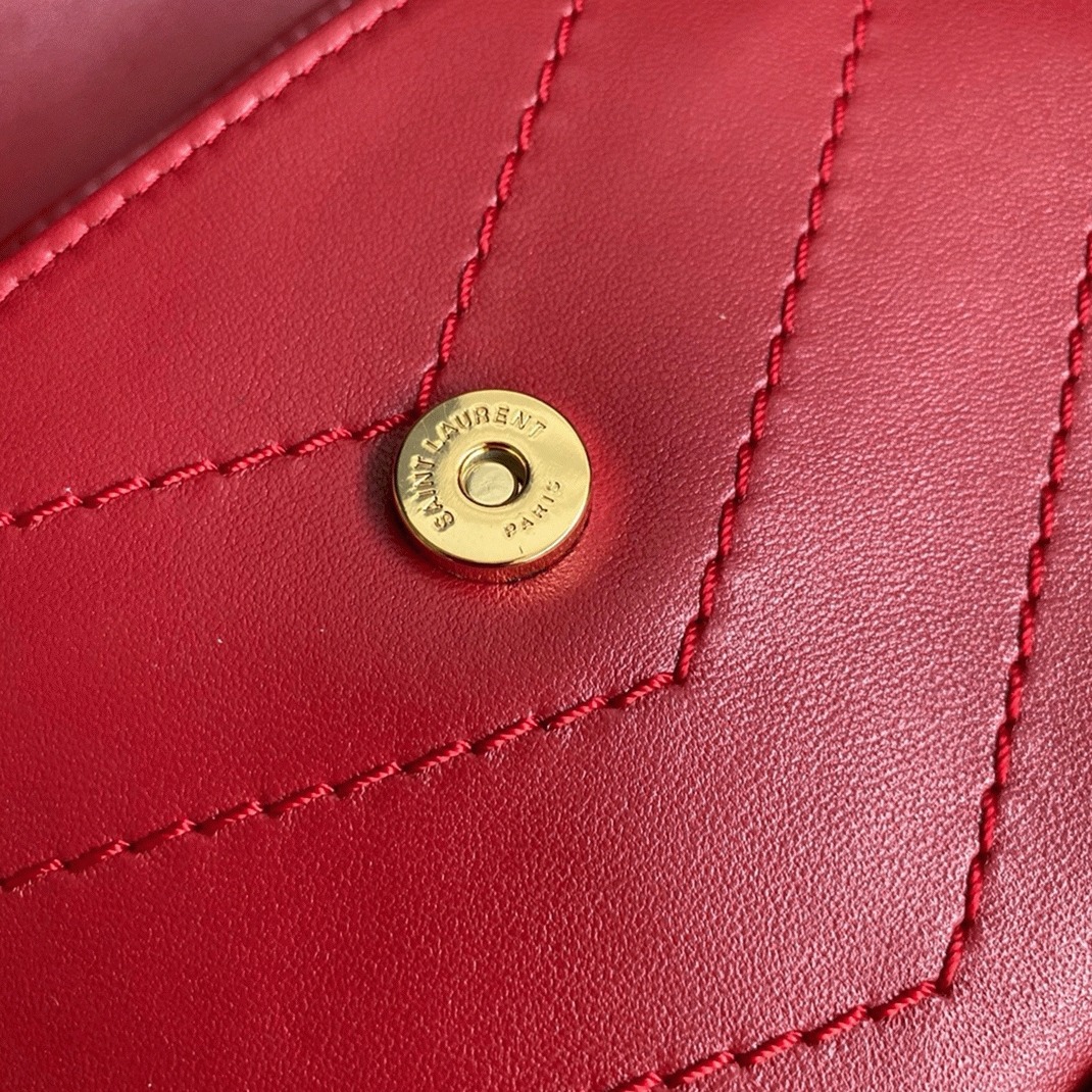Fake Sa1nt Lau*nt Niki Baby Chain Bag Red