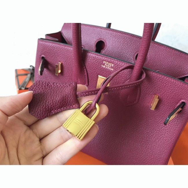 Ruby H**me5 Birkin 25cm AAA Replica Handbag