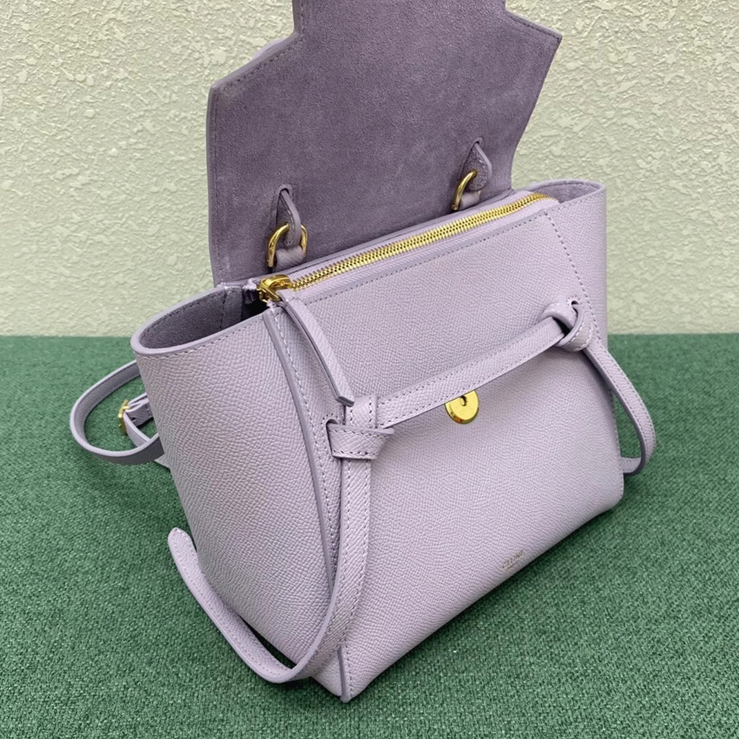 Ce1i*e Belt Nano Bag Replica in Lilas