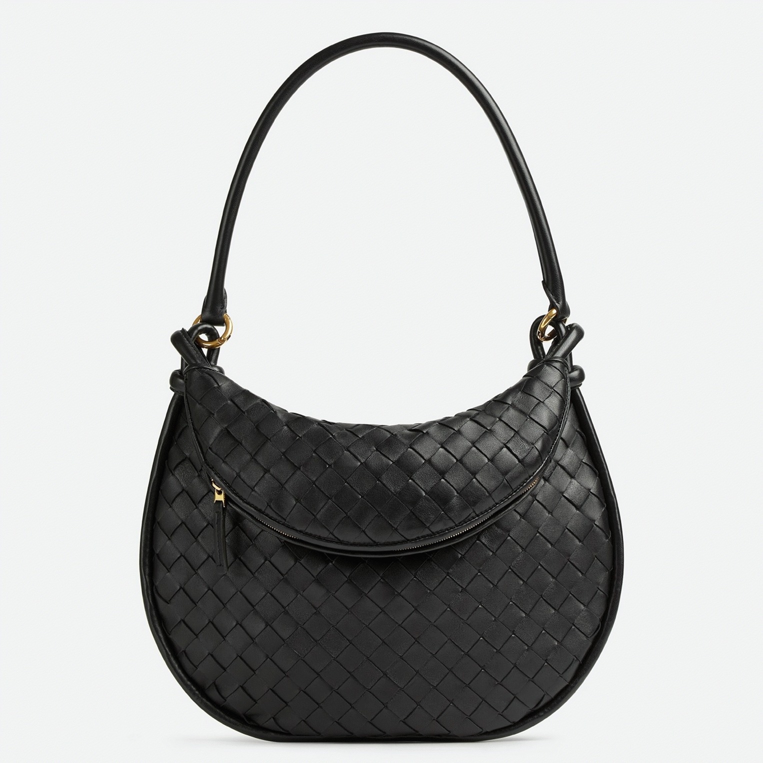 Replica B0tt*ga Ven*ta Gemelli Medium Bag Black