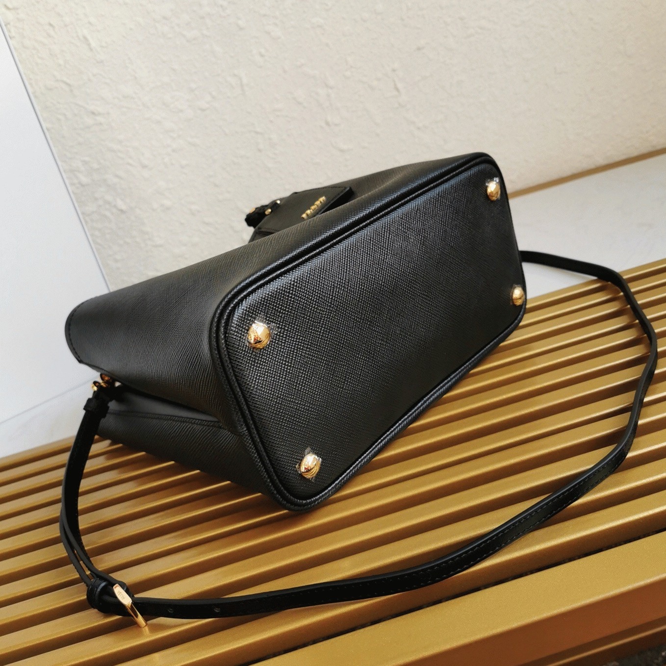 Black Pra*a Large Panier Bag Knockoff