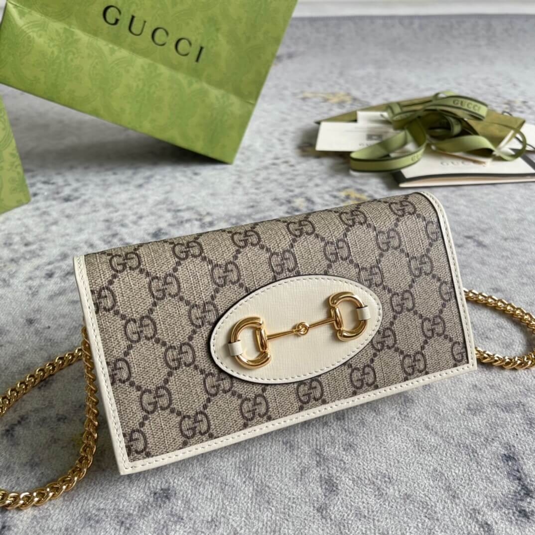 Gvc*1 Horse Buckle 1955 Chain Wallet