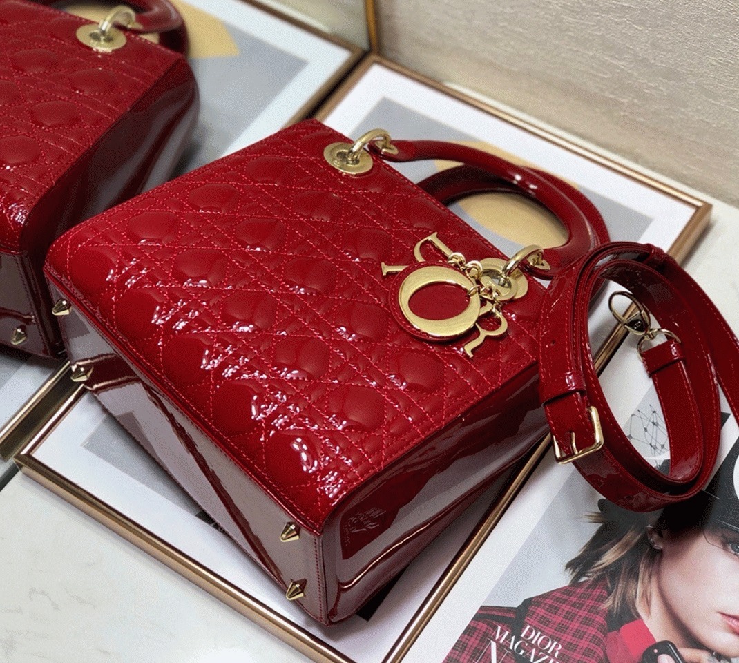 D10r Lady D10r Medium Bag Fake in Red