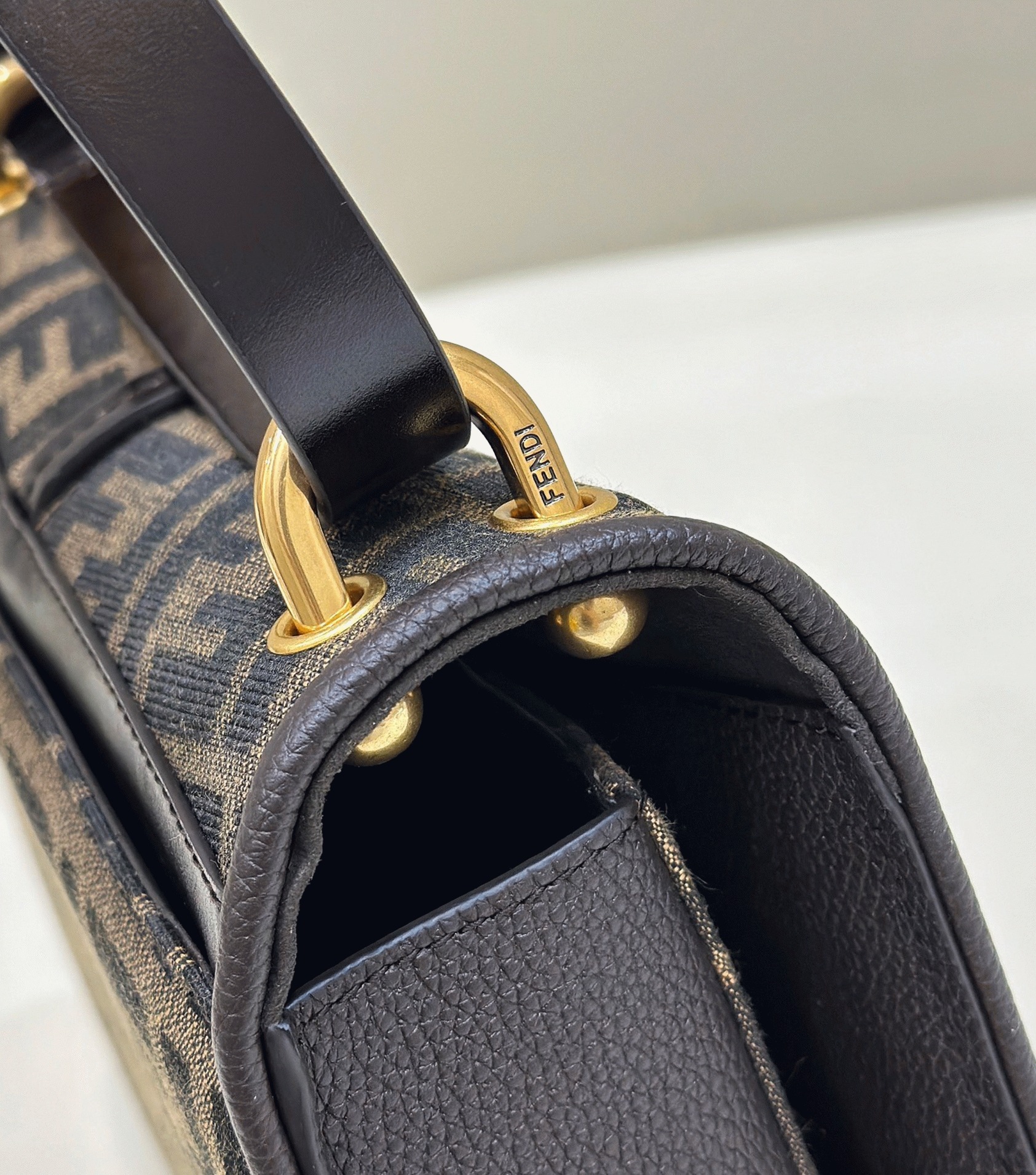 Top Quality Fake F**di C’mon Medium Bag in FF Jacquard Fabric