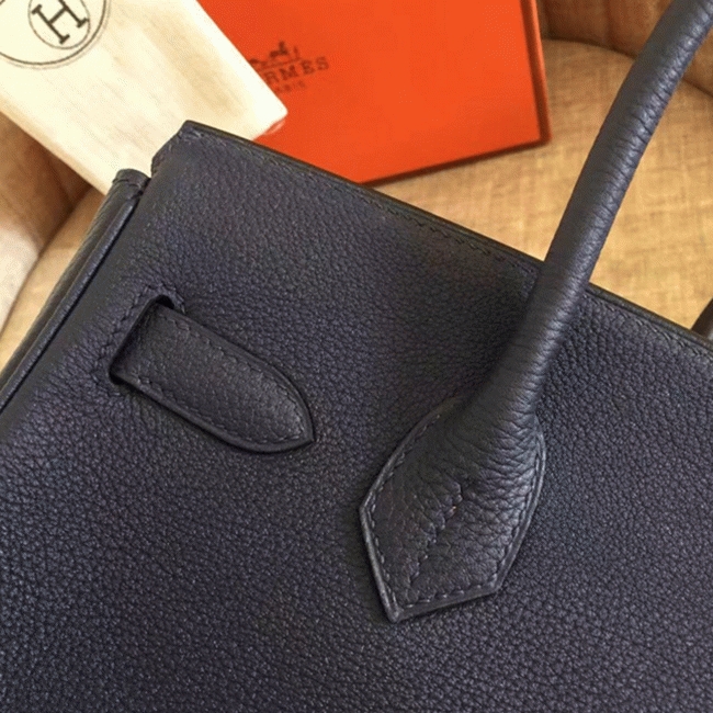 Sapphire Color Imitation H**me5 Birkin 35CM Purse