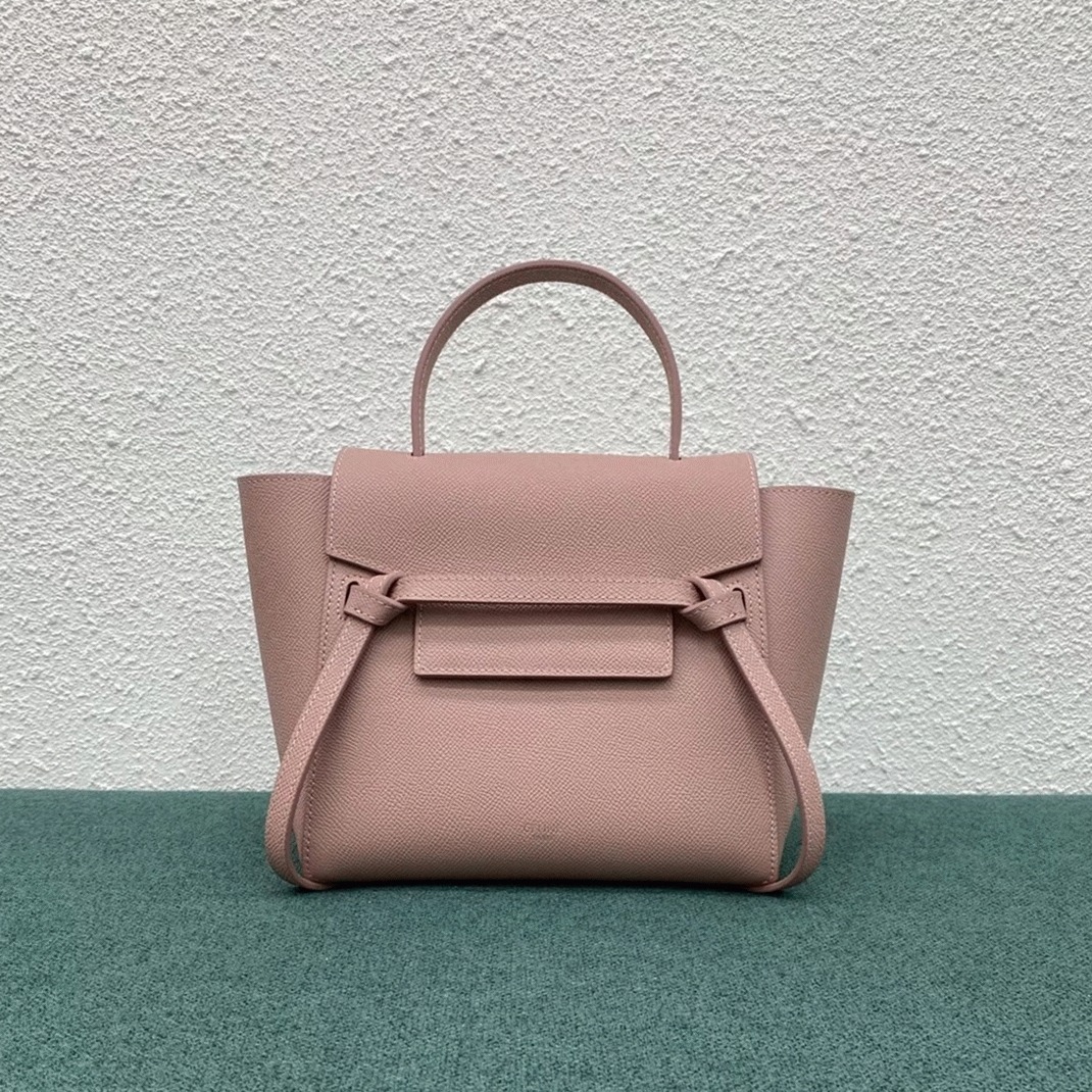 Ce1i*e Belt Nano Bag Faux in Vintage Pink