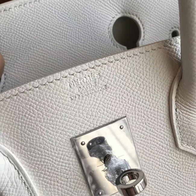 White High Quality Replica H**me5 Birkin 35cm Purse
