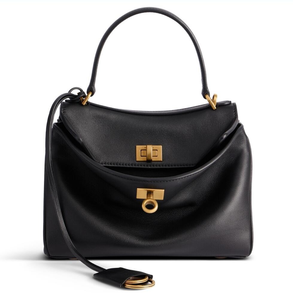 Knockoff Ba1en*iaga Rodeo Mini Bag Black Calfskin