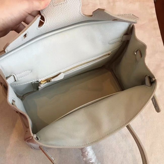 Pearl Grey Knockoff Designer H**me5 Birkin 30cm Bag