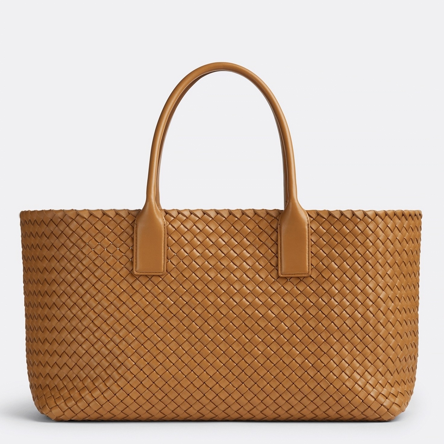 Top Quality Fake B0tt*ga Ven*ta Cabat Medium Bag In Caramel Intrecciato Lambskin