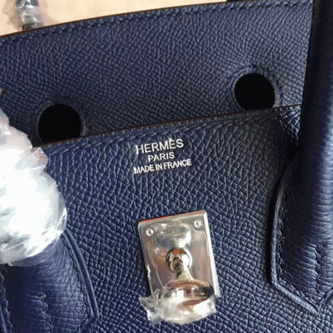 AAA Replica H**me5 Birkin 25cm in Sapphire Blue
