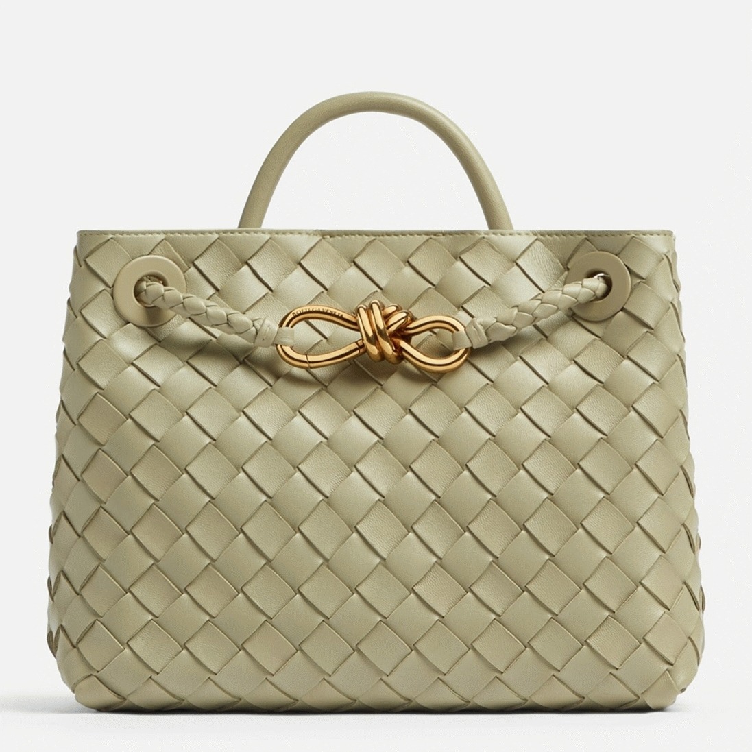 Replica B0tt*ga Ven*ta Small Andiamo Bag Travertine