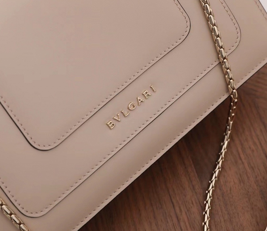 Replica Bv1g*ai Serpenti Forever Small Cross-body Bag Beige Calfskin